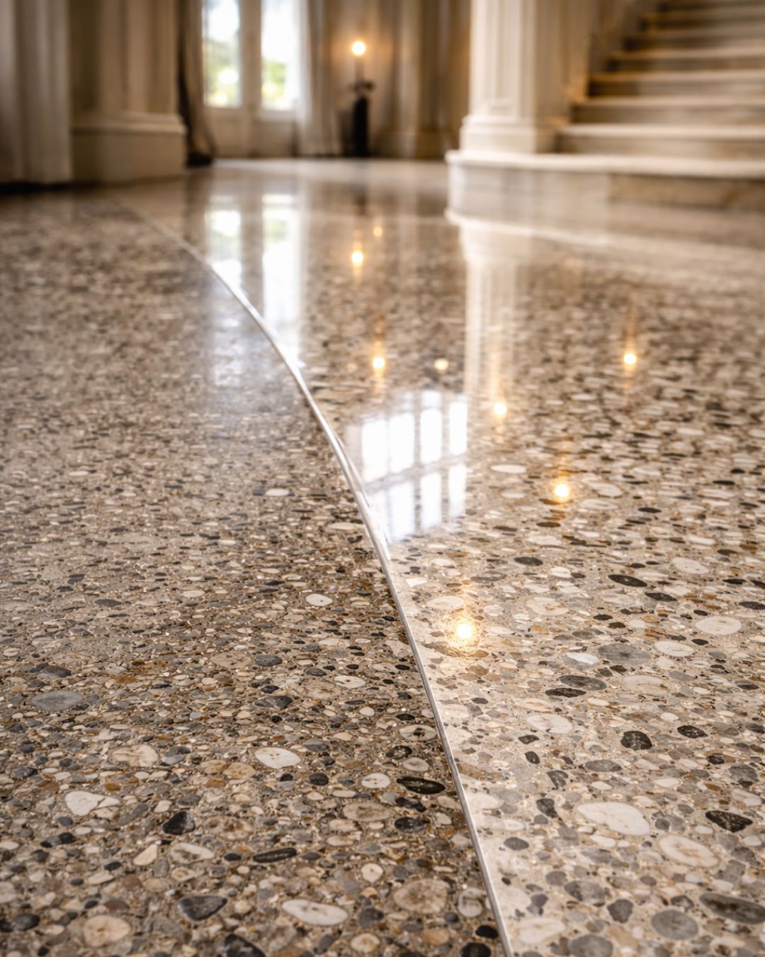 Terrazzo Polishing Process